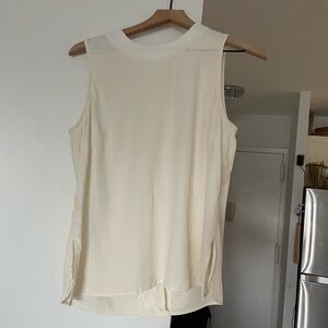 Cuyana Ivory Silk Blouse M